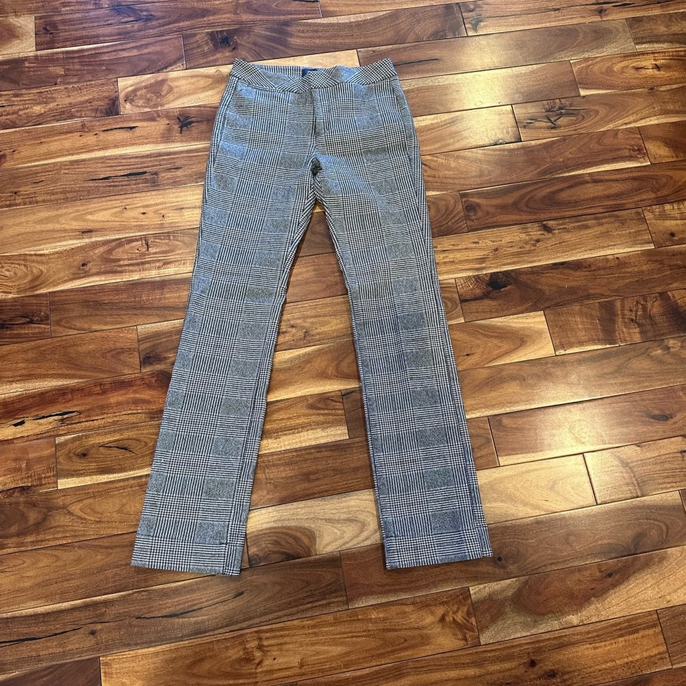 NYDJ Women's Gray Plaid Pants size 0 lightly used